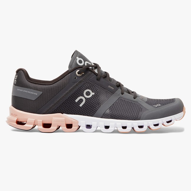 ON Cloudflow Womens - Women's Trainers NZ-02389 Rock/Rose